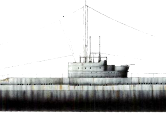Корабль HMS Odin [Submarine] (1940) - чертежи, габариты, рисунки
